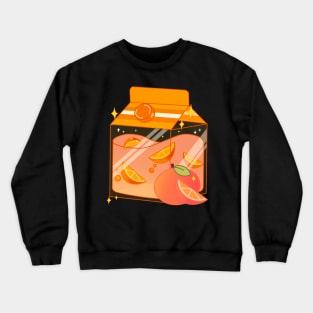 Orange Juice Box Crewneck Sweatshirt